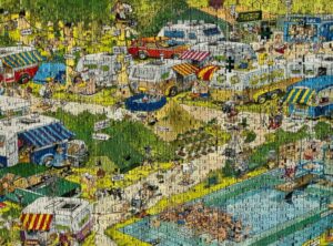 puzzel-1000-stukjes-jan-van-haasteren-camping-chaos-de-puzzel