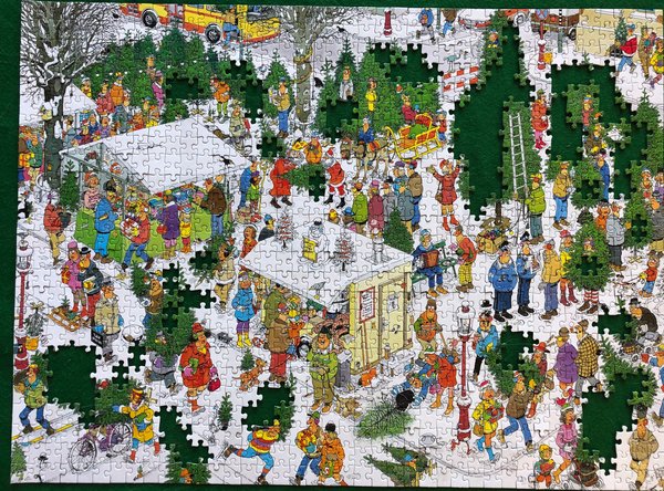 puzzel-1000-stukjes-jan-van-haasteren-kerstbomen-markt-op-puzzelmat-95-_-af-600-444