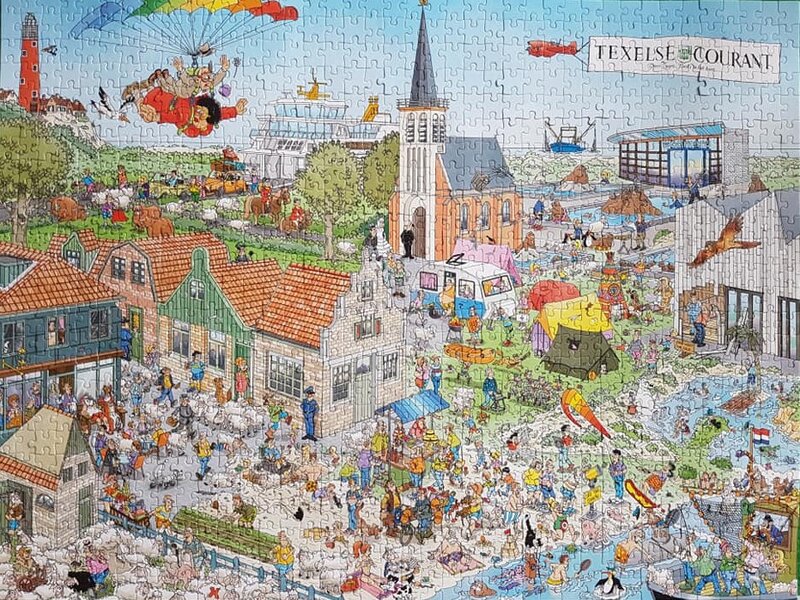 puzzel-1000-stukjes-jan-van-haasteren-het-gouden-boltje-rondje-texel-800-600