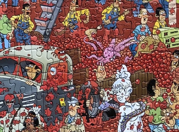 Jan van Haasteren Tomatina Terugkerend element Inktvis