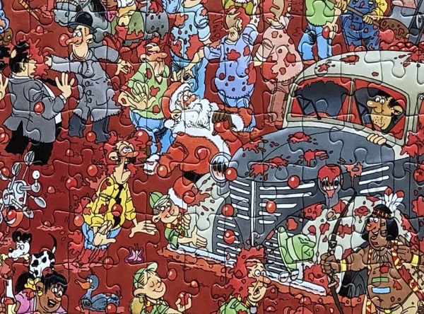Jan van Haasteren Tomatina Terugkerend element Kerstman