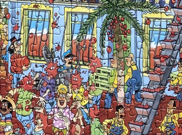 Jan van Haasteren Tomatina Terugkerend element Periscoop