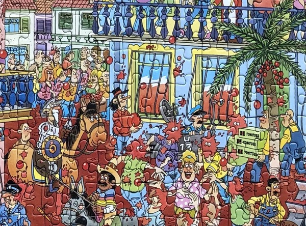 Jan van Haasteren Tomatina Terugkerend element Tinus Trotyl
