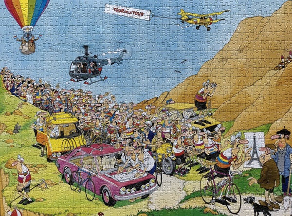 Jan van Haasteren Tour de France Drieluik deel 3 Nummer 19019 Puzzel af