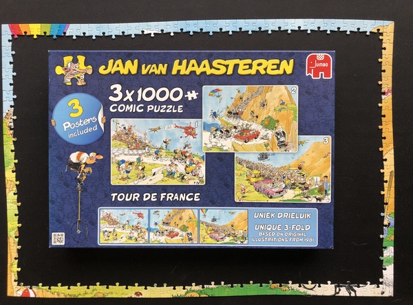 Jan van Haasteren Tour de France Drieluik deel 3 Nummer 19019 Randen gelegd