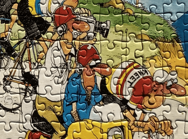 Theo Koomen en Evert ten Napel tijdens de Tour de France 1981
