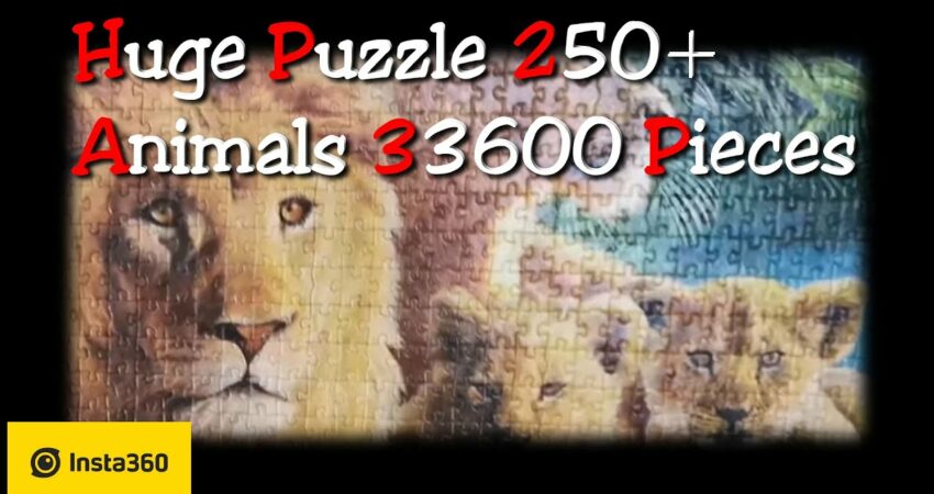 Puzzle 33600 piezas 'Vida Salvaje' de Educa. este esta a la venta