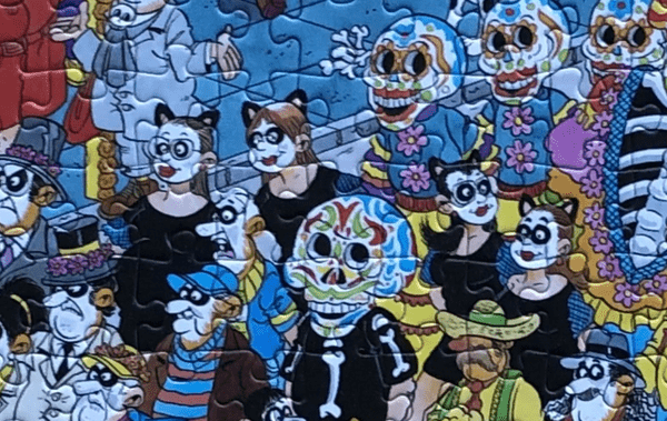 Pussel 1000 bitar Jan van Haasteren - Dia De Los Muertos - Pussel Pussel 1000 bitar Jan van Haasteren - Dia De Los Muertos - Pussel