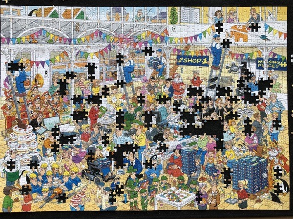 Jan van Haasteren ‘Jan van Haasteren Studio 10 Jaar’ 1000 stukjes 97pct