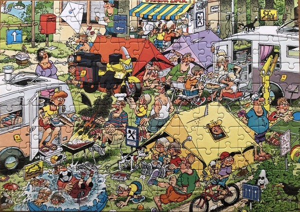 Puzzel 150 stukjes ANWB Kampeerpleziers 81457