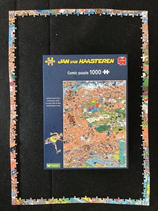 Jan van Haasteren Zomerspelen Parijs 2024 - Olympische spelen parijs - randen en doos